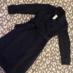 Banana Republic Midnight Blue Trench Coat
